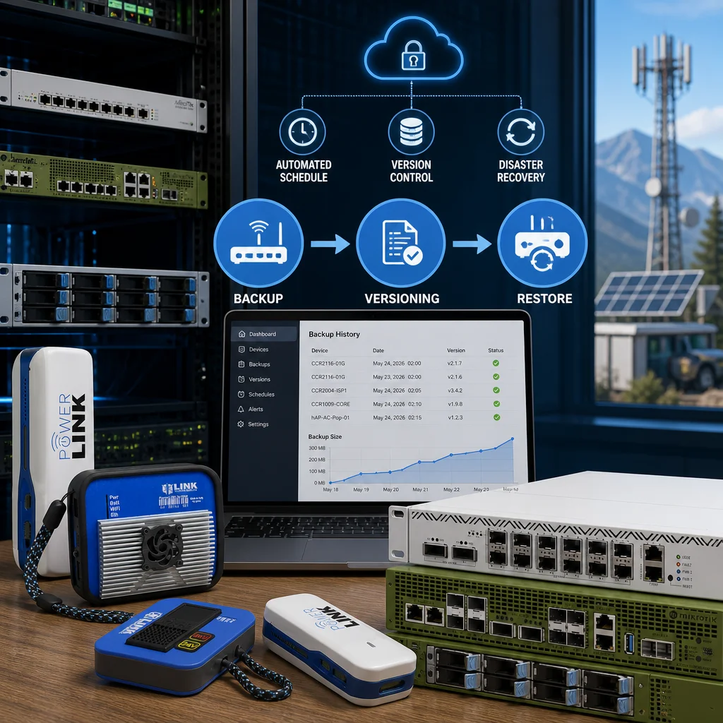 Automated MikroTik router backup and versioning